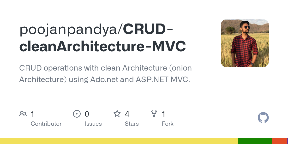 CRUD cleanArchitecture MVC