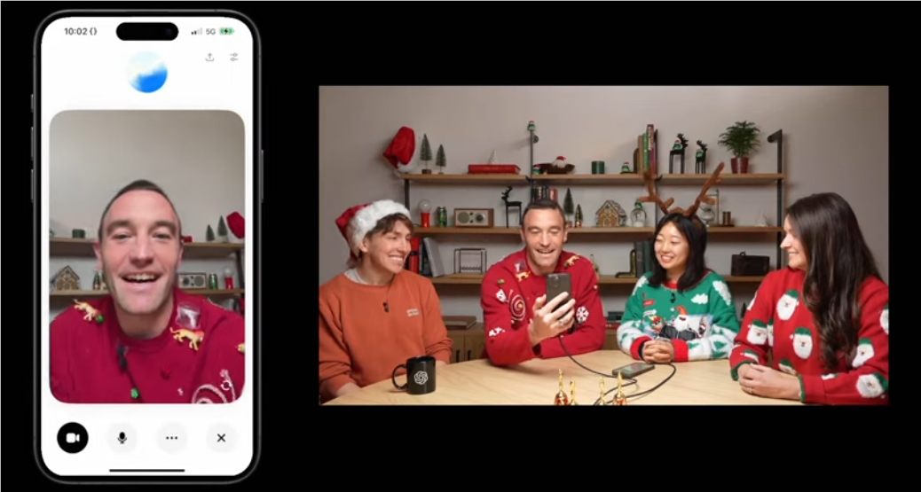 OpenAI führt Bildschirmfreigabe- und Video-Chat-Funktionen ein, ChatGPT verfügt über einen „Weihnachtsmann-Modus“