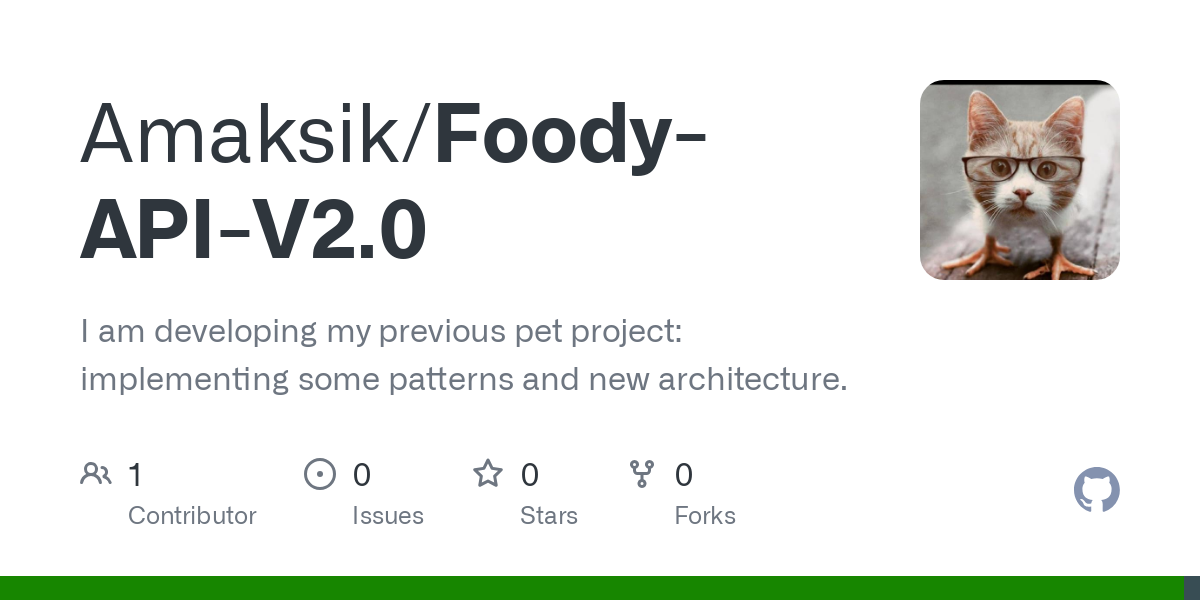 Foody API V2.0