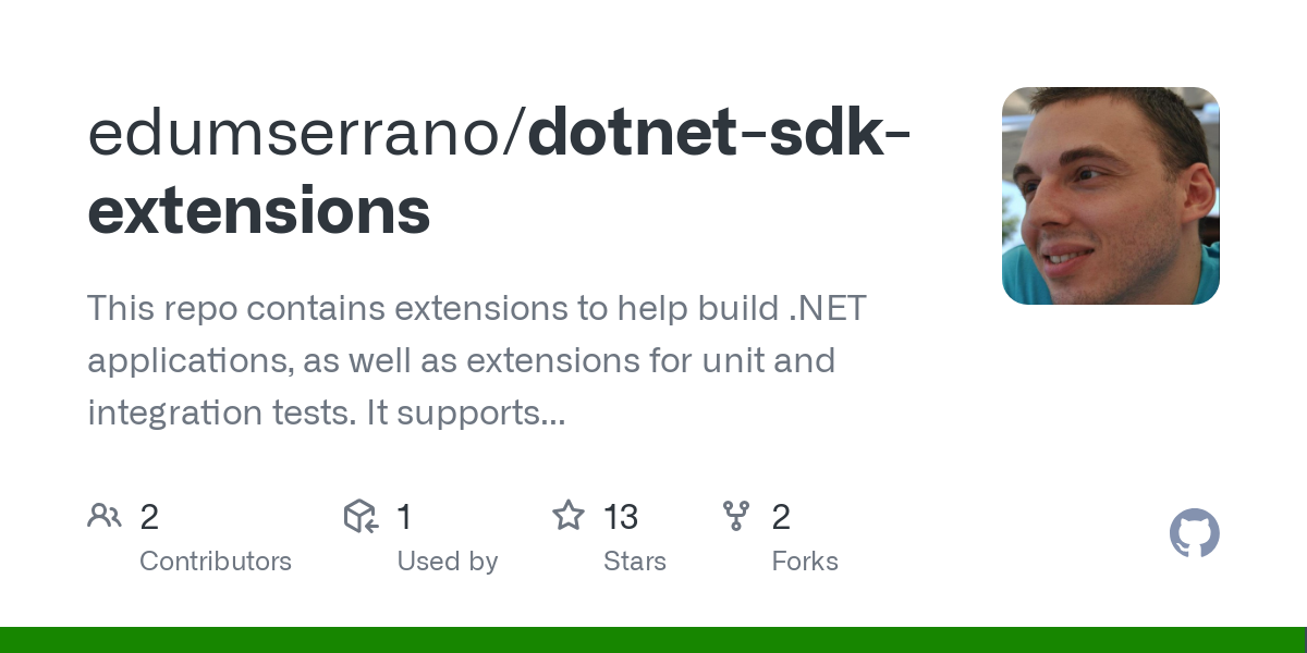 dotnet sdk extensions