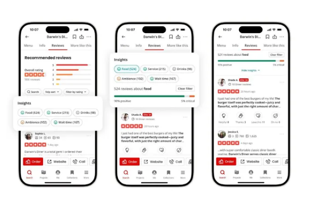 Yelp lance une nouvelle fonctionnalité d'IA pour résumer rapidement les avis des clients et optimiser l'expérience de recherche de restaurant