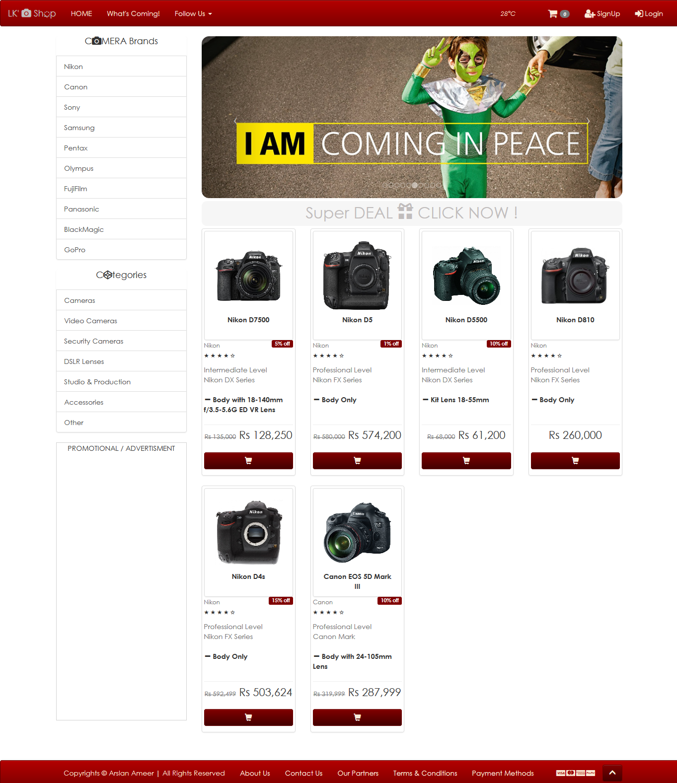 lkshop eCommerceSite