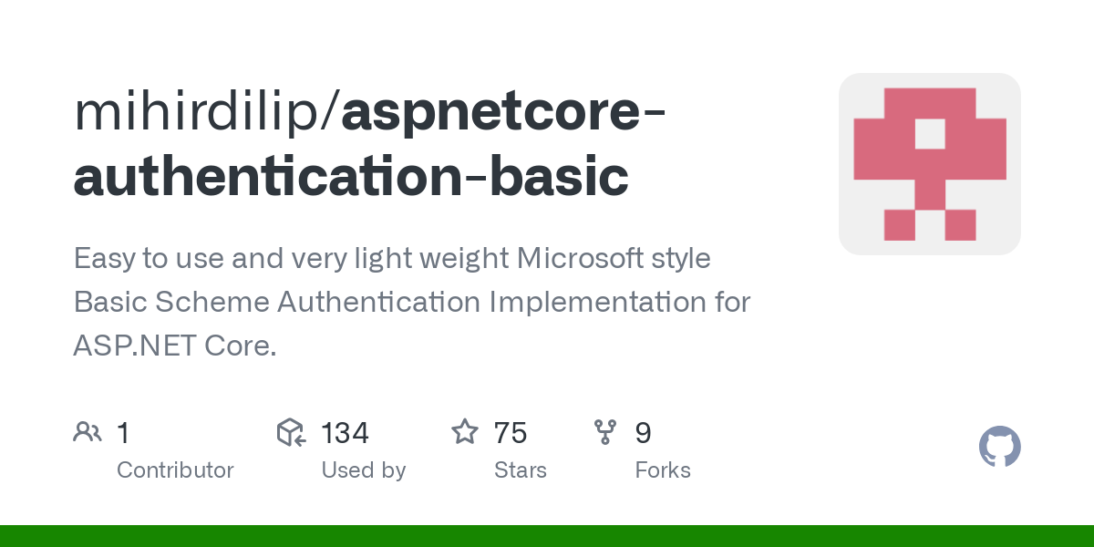 aspnetcore authentication basic