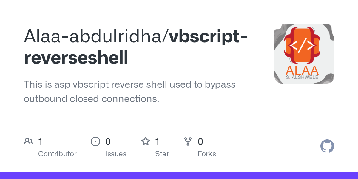 vbscript reverseshell