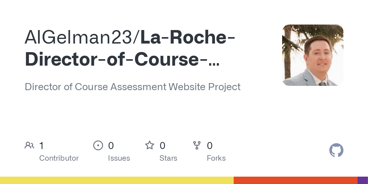 La Roche Director of Course Assessment Website