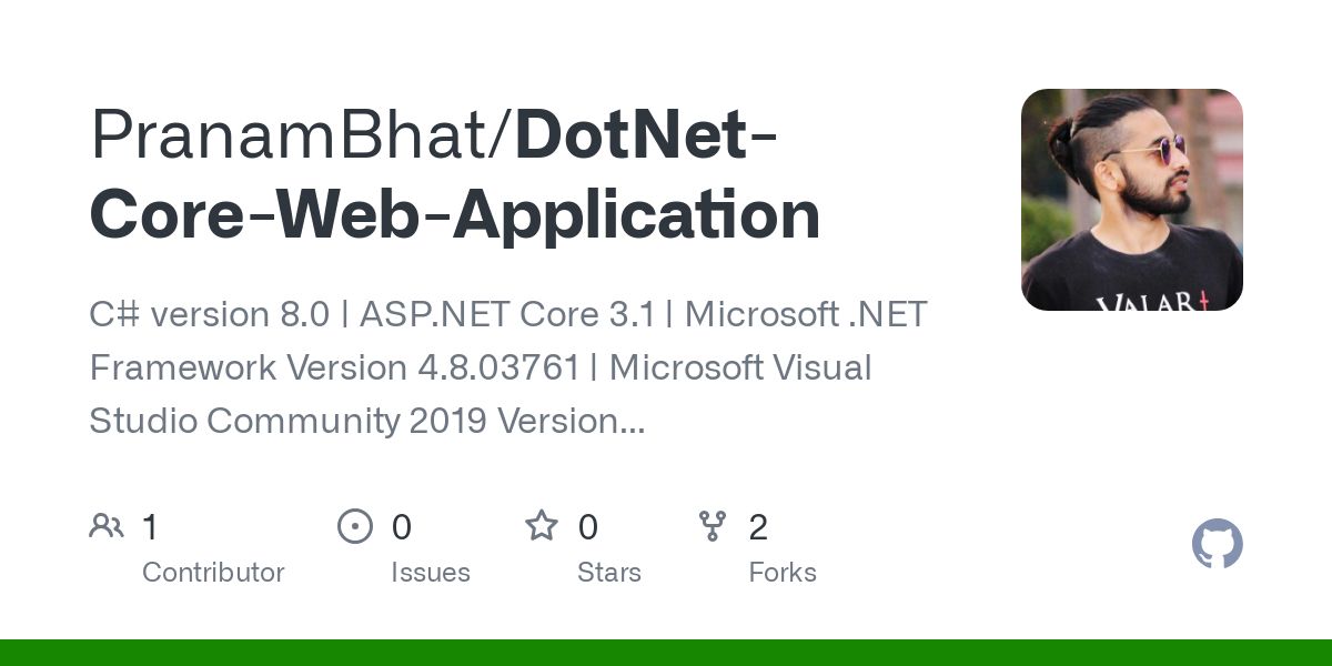 DotNet Core Web Application