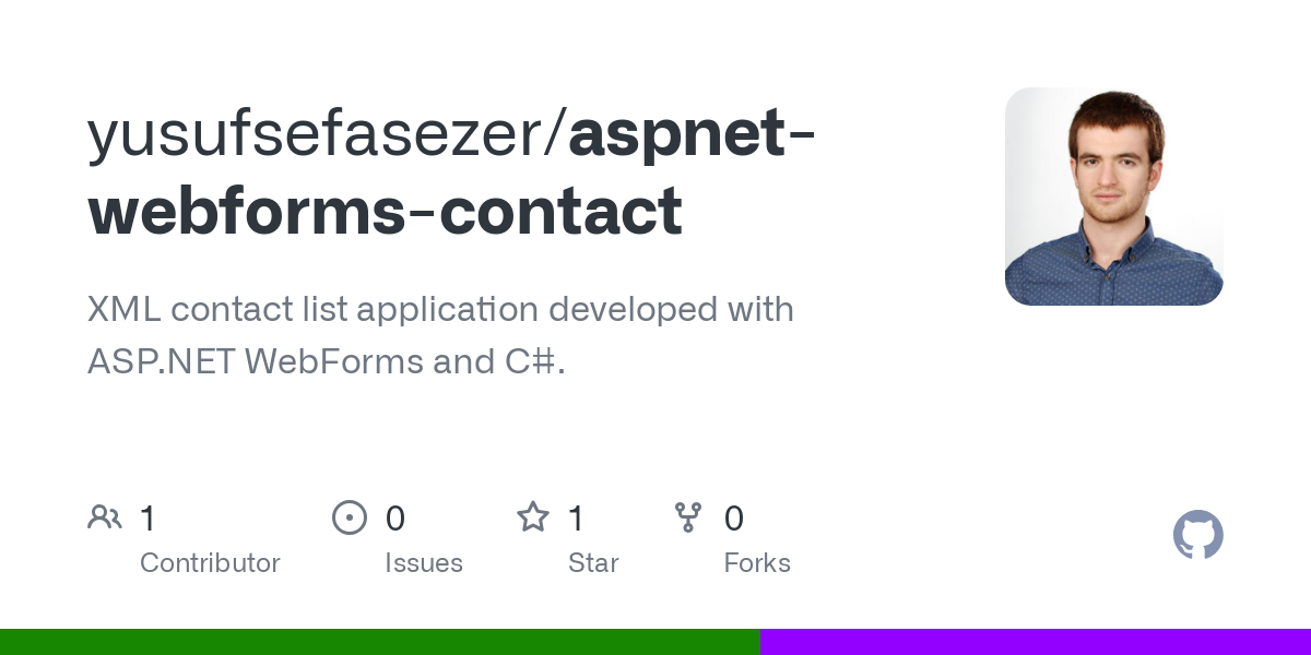 aspnet webforms contact