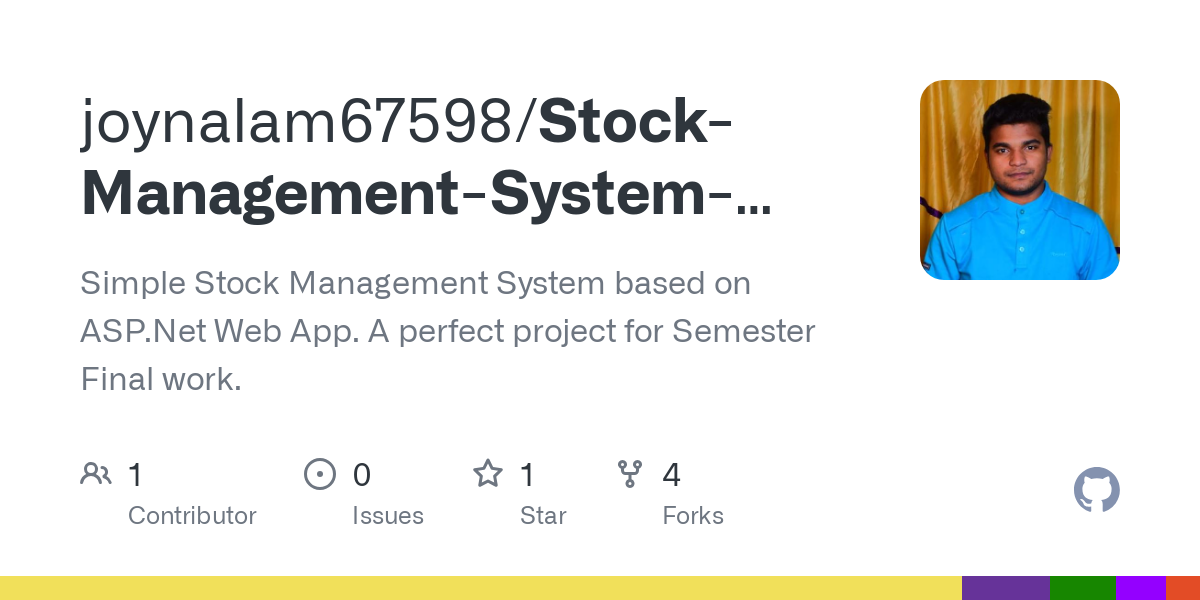 Stock Management System WebApp