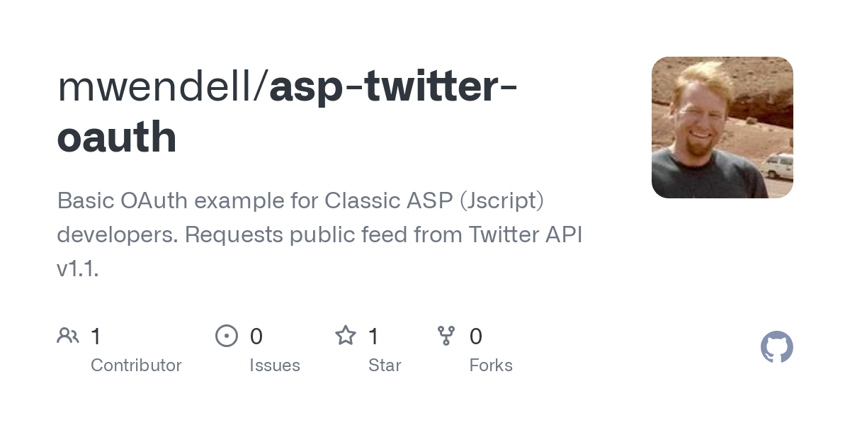 asp twitter oauth