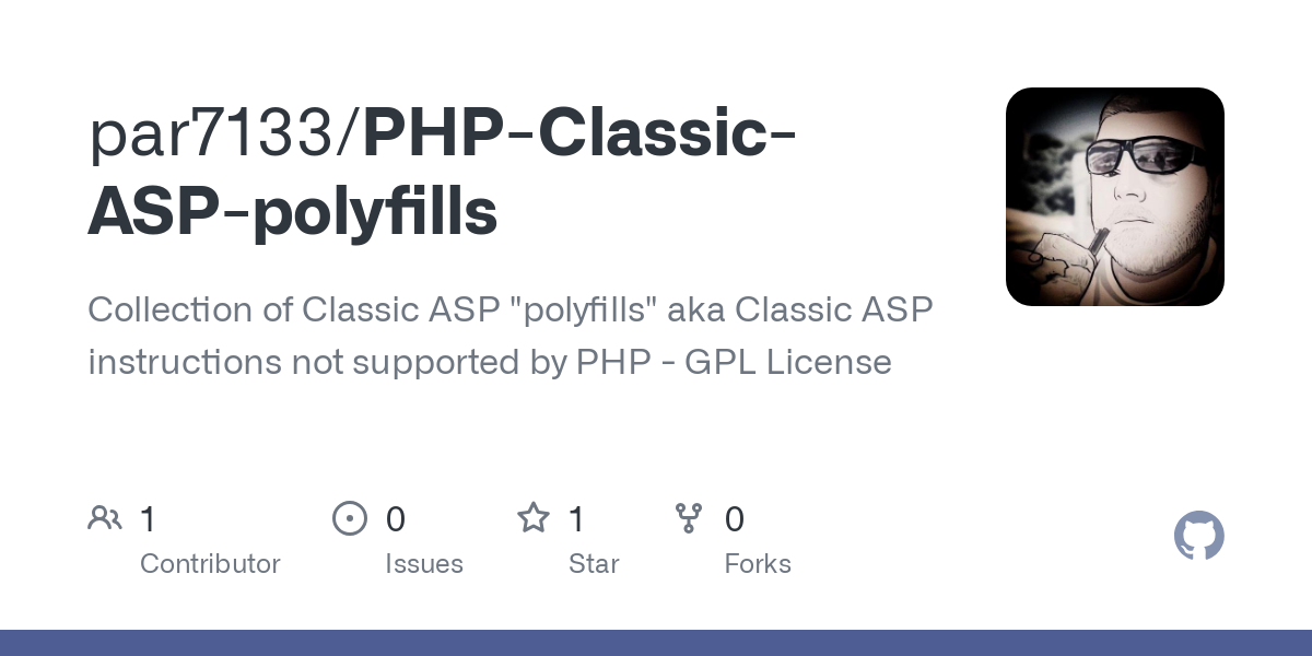 PHP Classic ASP polyfills