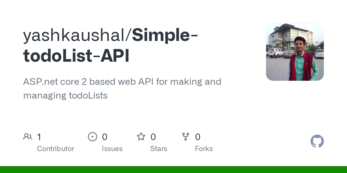 Simple todoList API