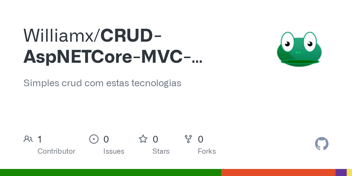 CRUD AspNETCore MVC EntityFramework