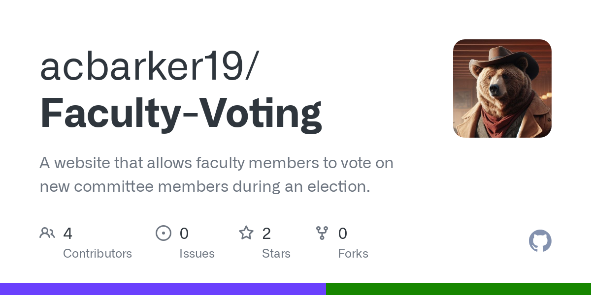 Faculty Voting