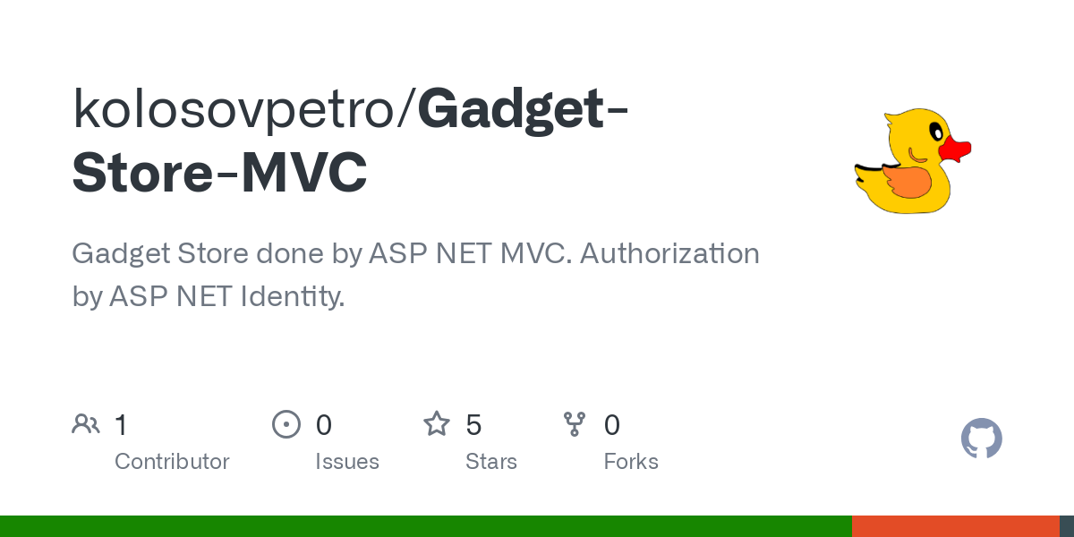 Gadget Store MVC