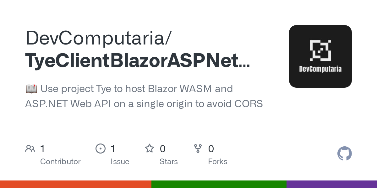 TyeClientBlazorASPNetWebApi