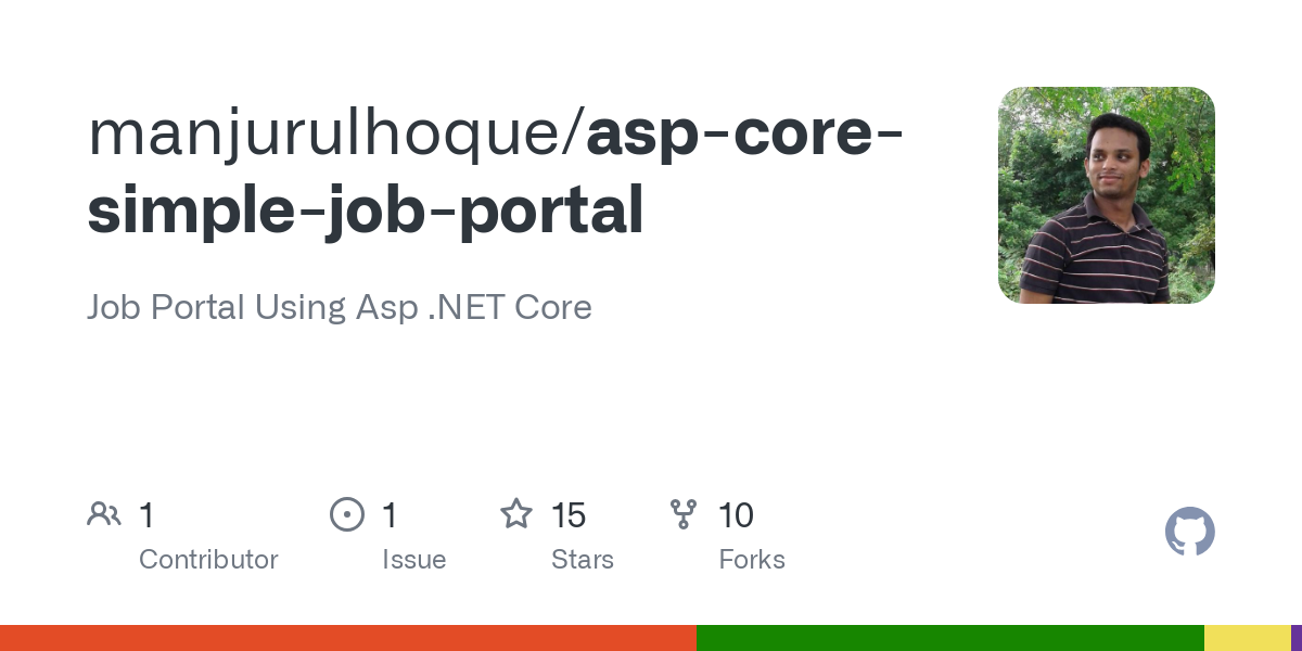 asp core simple job portal