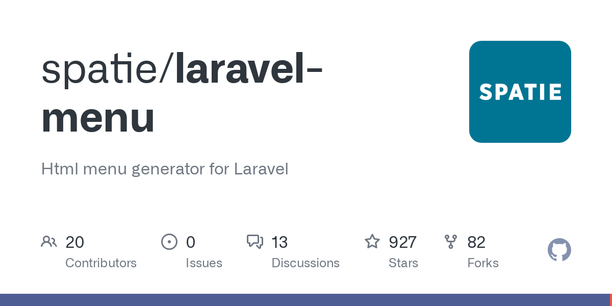 laravel menu