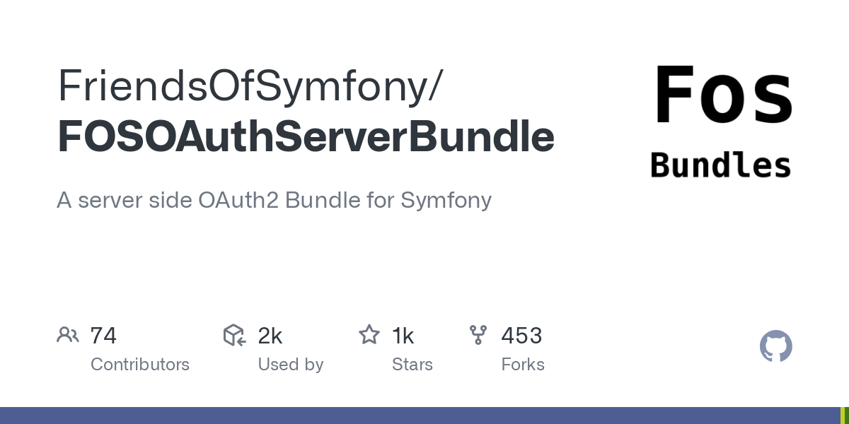 FOSOAuthServerBundle