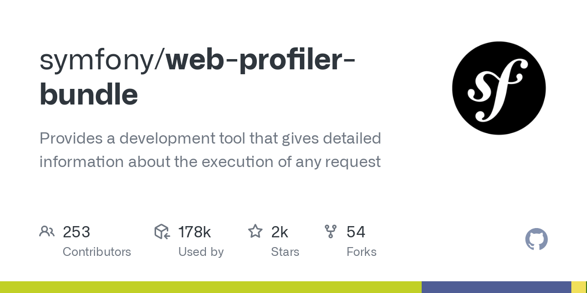 web profiler bundle