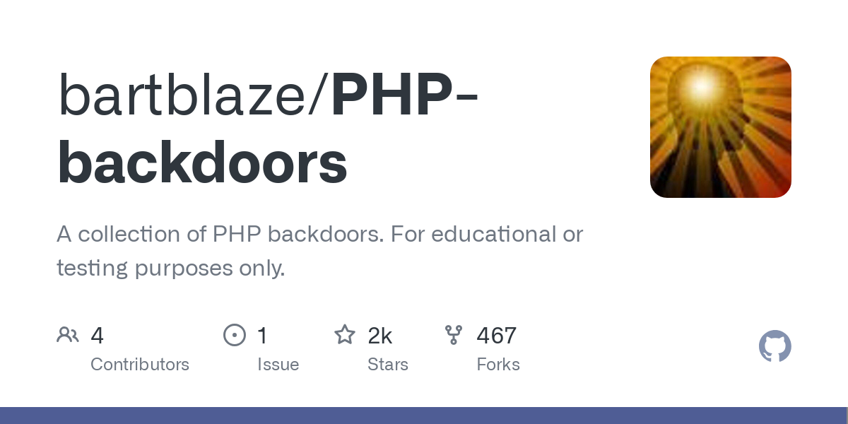 PHP backdoors