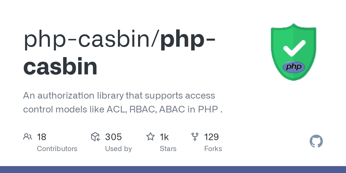 php casbin