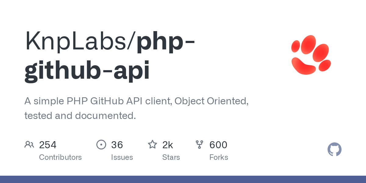 php github api