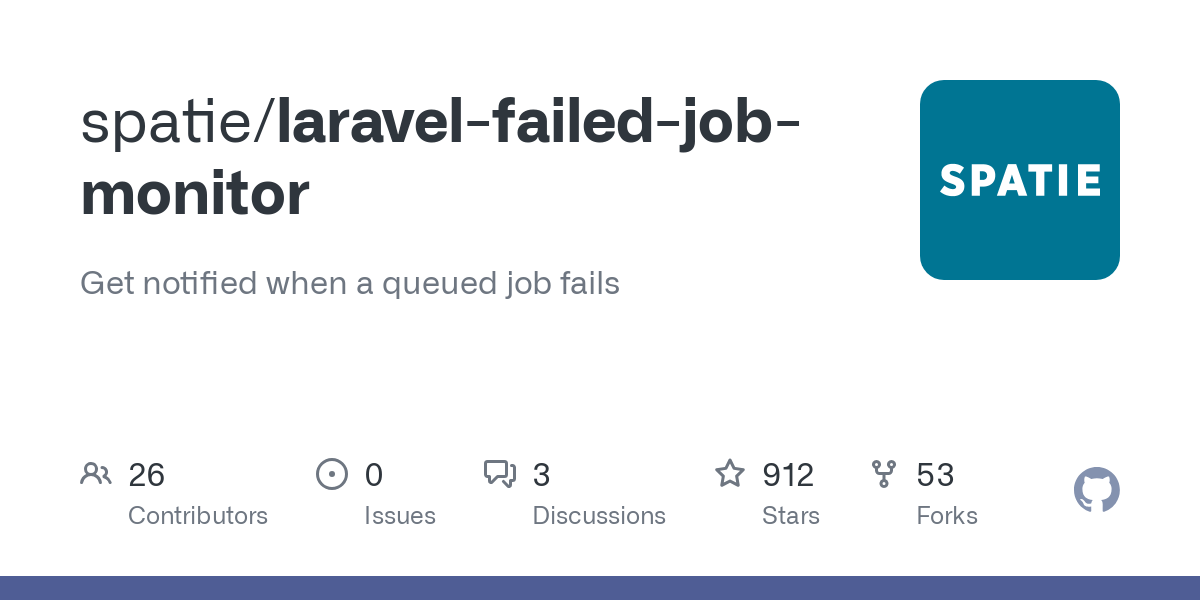 laravel failed job monitor