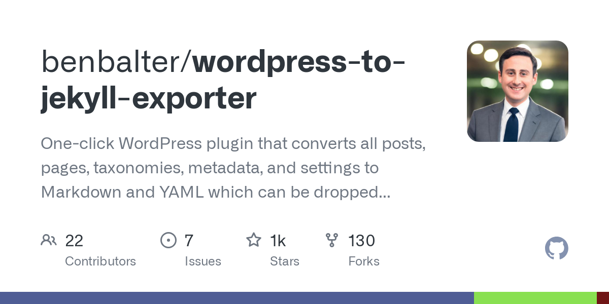 wordpress to jekyll exporter