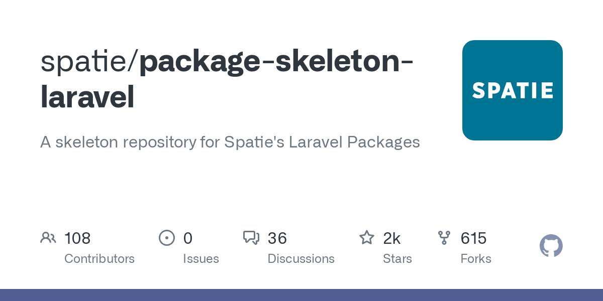 package skeleton laravel