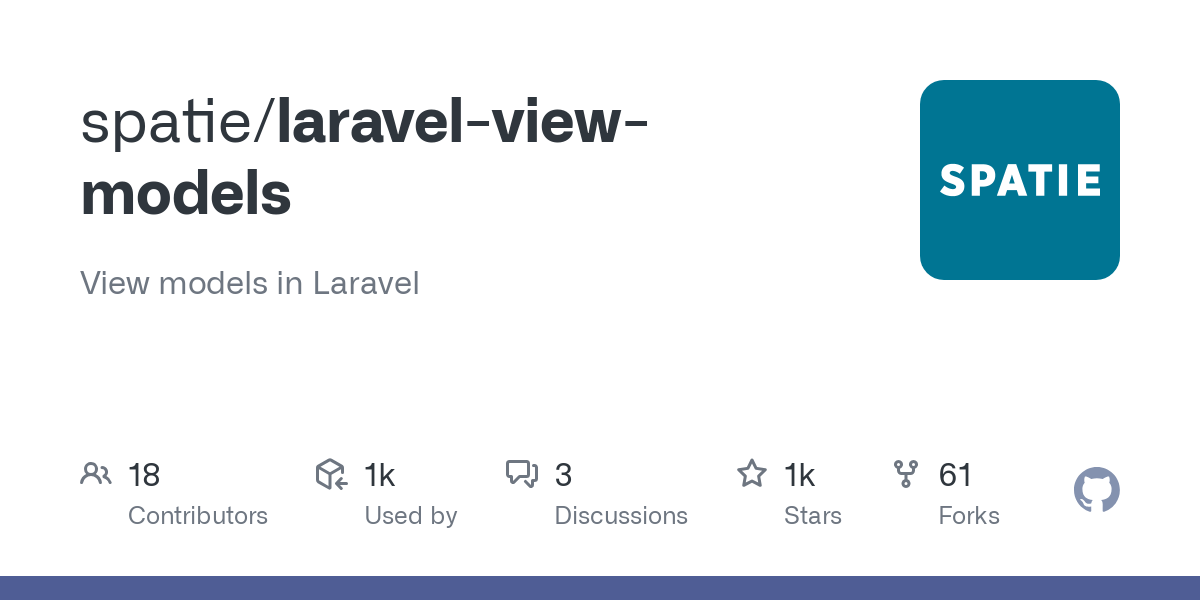 laravel view models