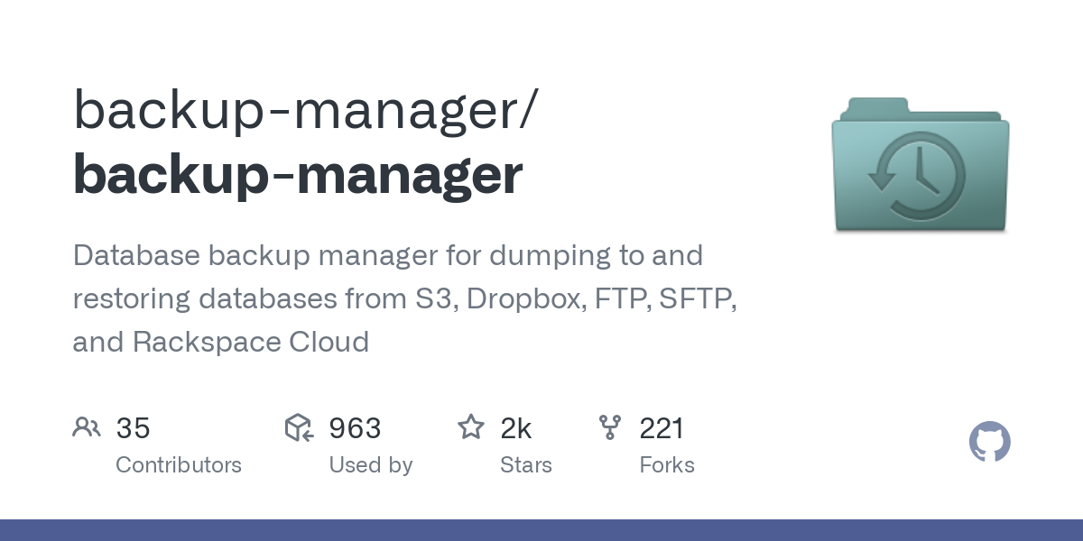 backup manager