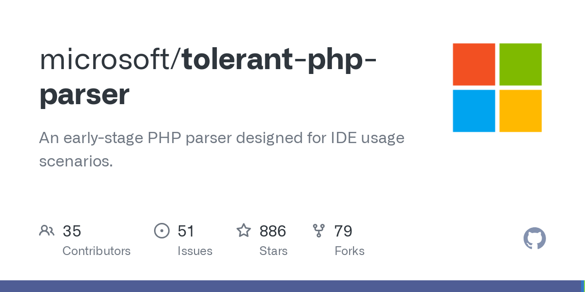 tolerant php parser