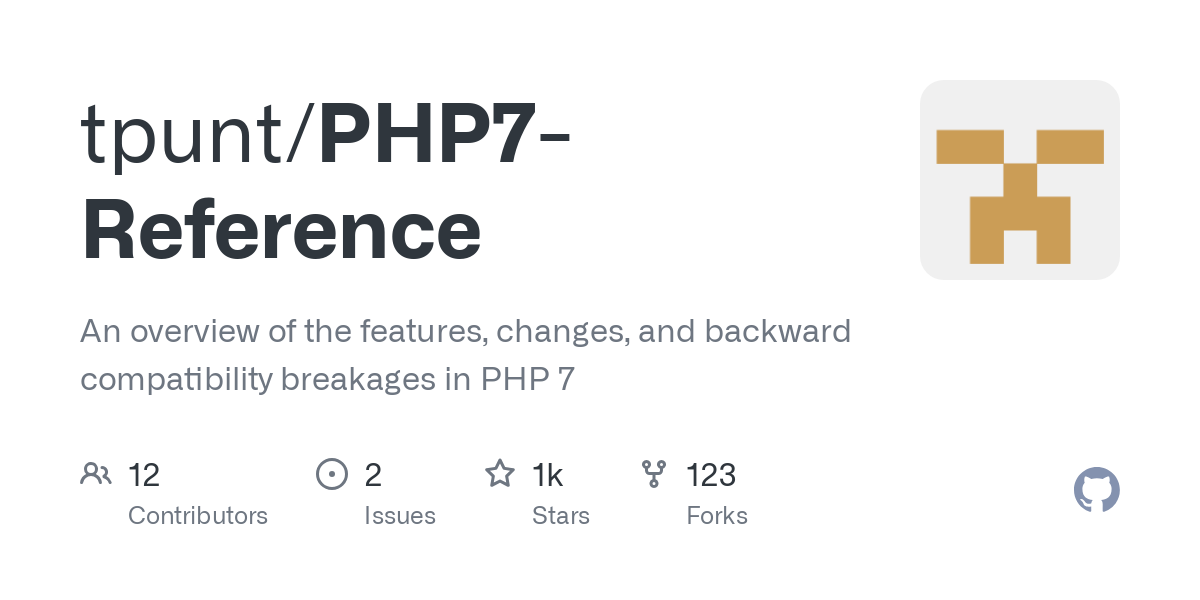 PHP7 Reference