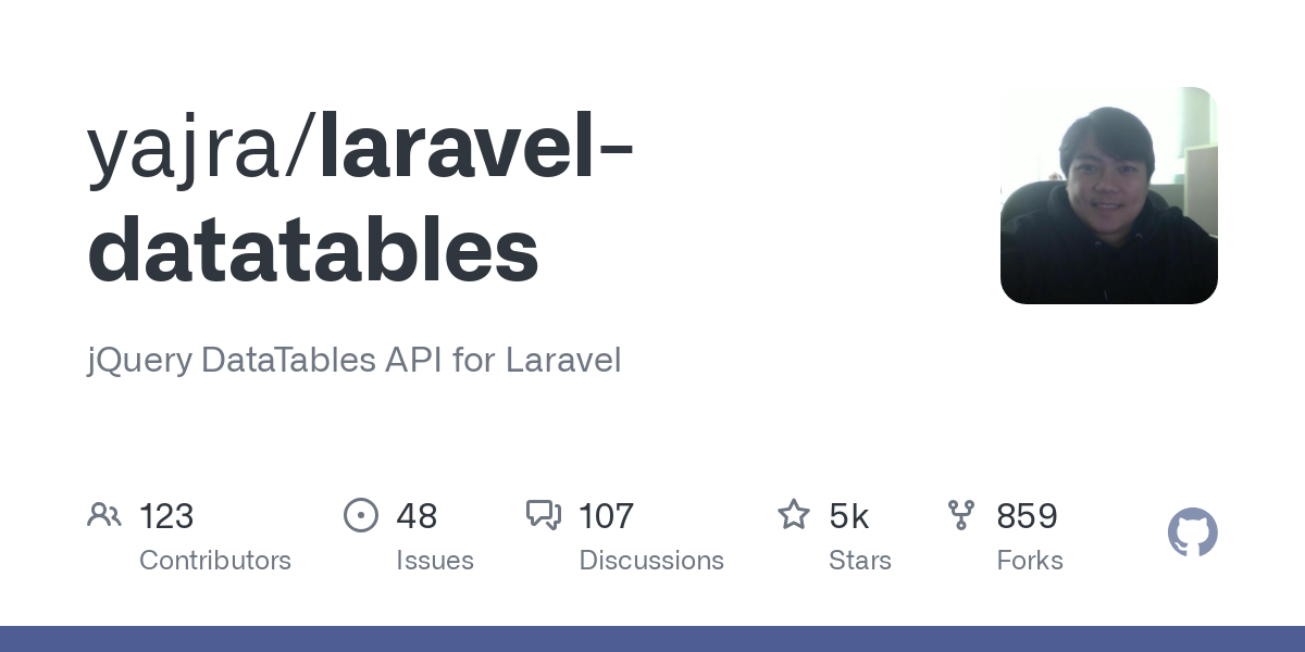 laravel datatables