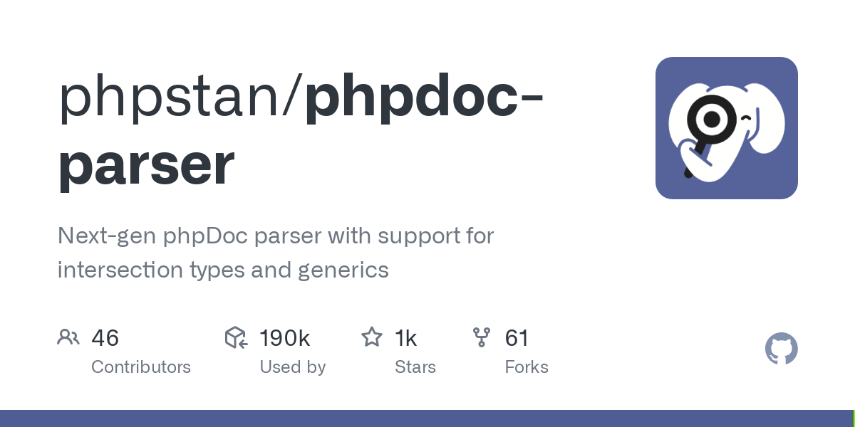 phpdoc parser