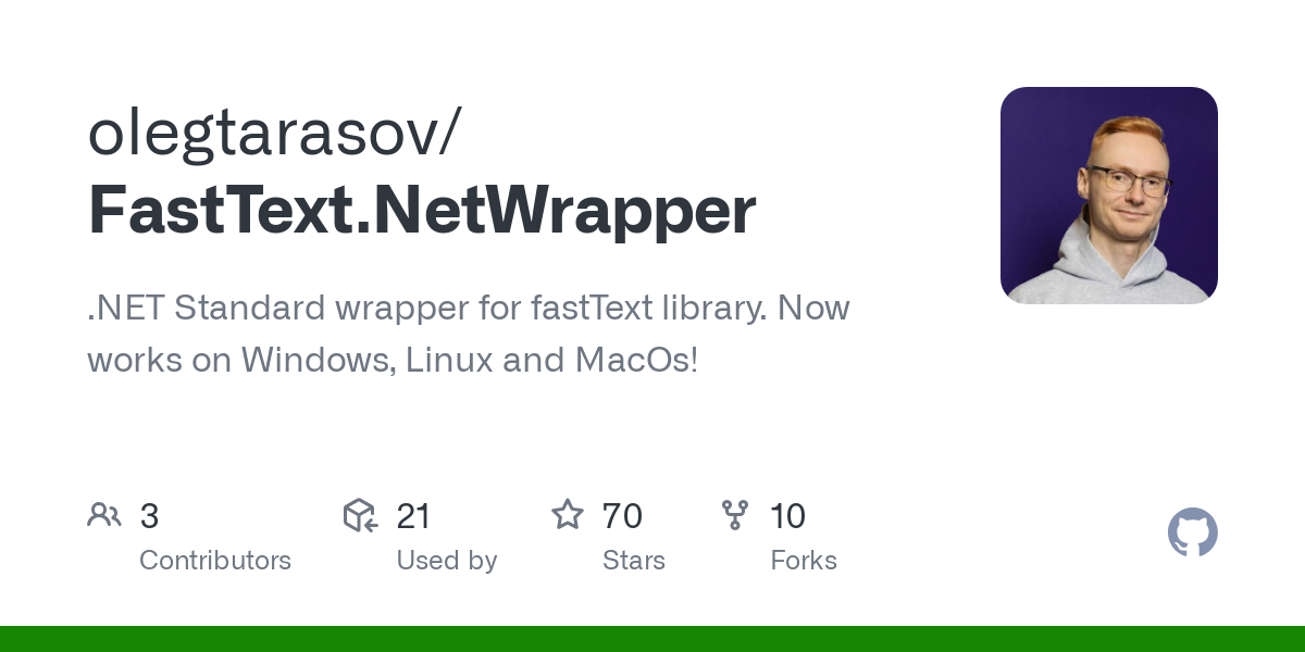 FastText.NetWrapper