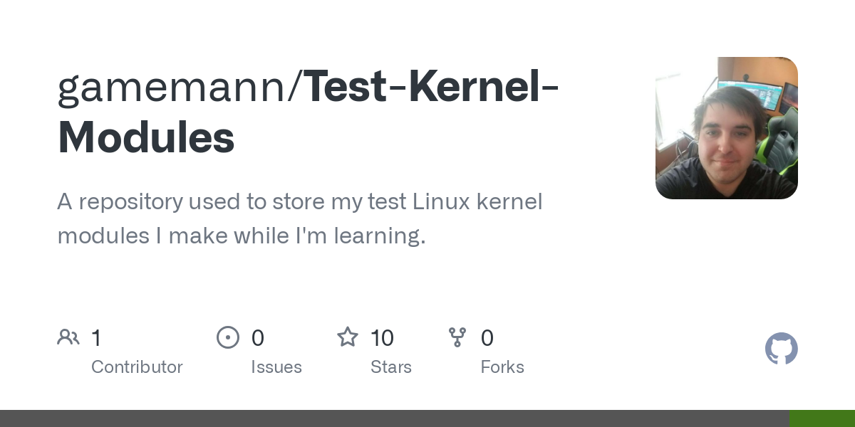 Test Kernel Modules