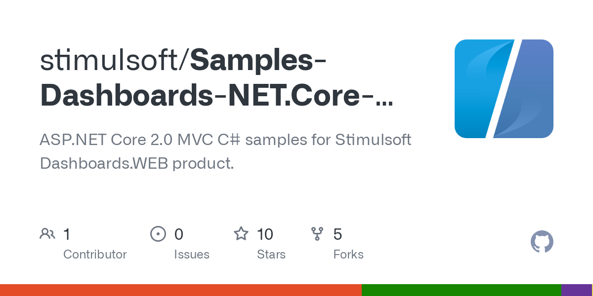 Samples Dashboards NET.Core MVC CSharp