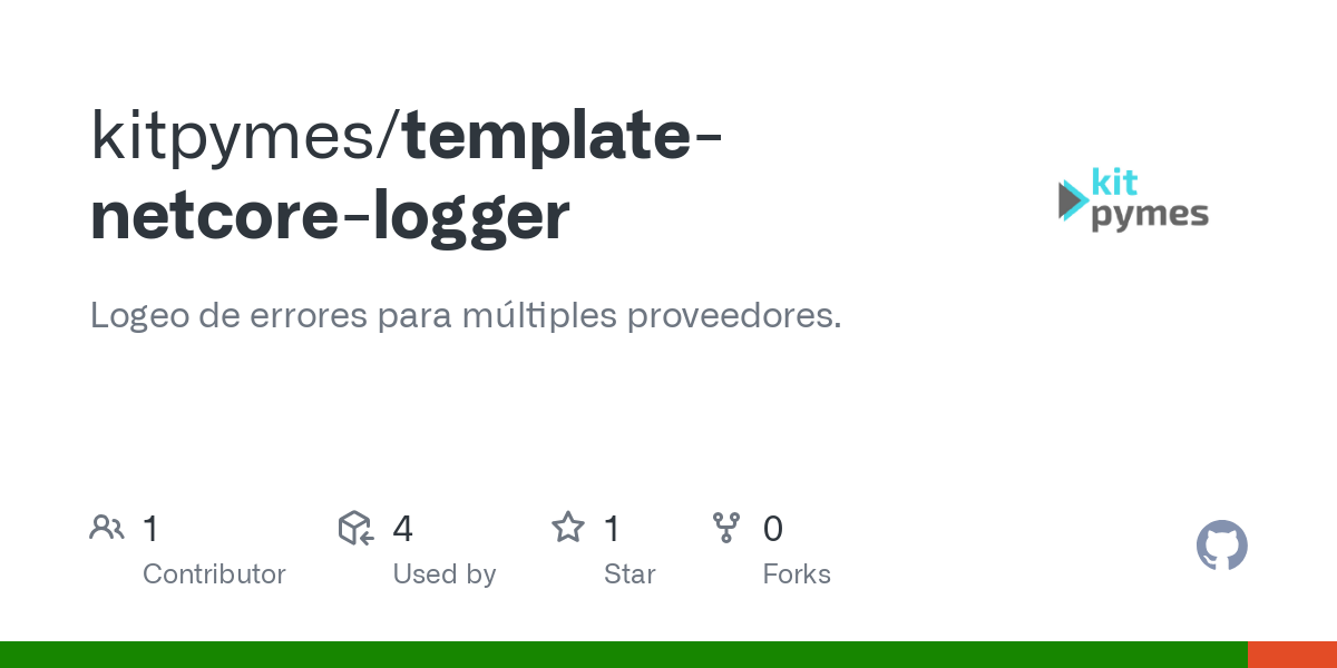 template netcore logger