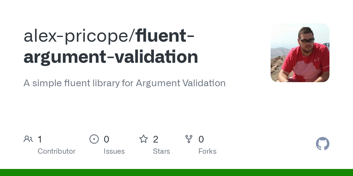 fluent argument validation