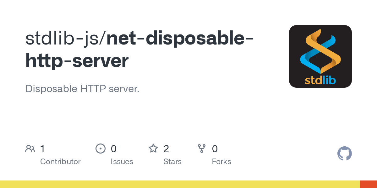 net disposable http server