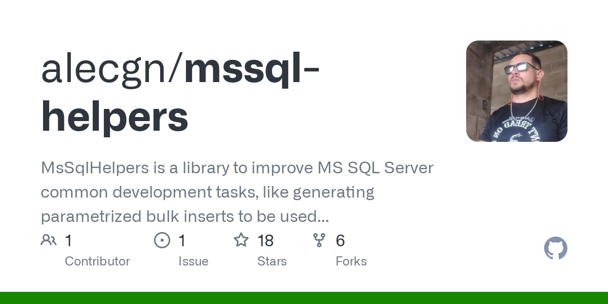 mssql helpers