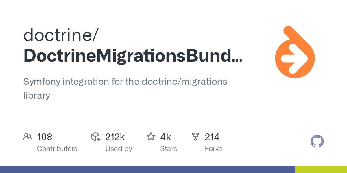 DoctrineMigrationsBundle