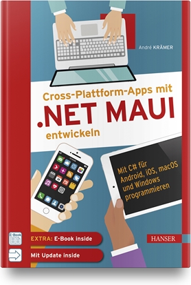 Book cover: Developing cross-platform apps with .NET MAUI