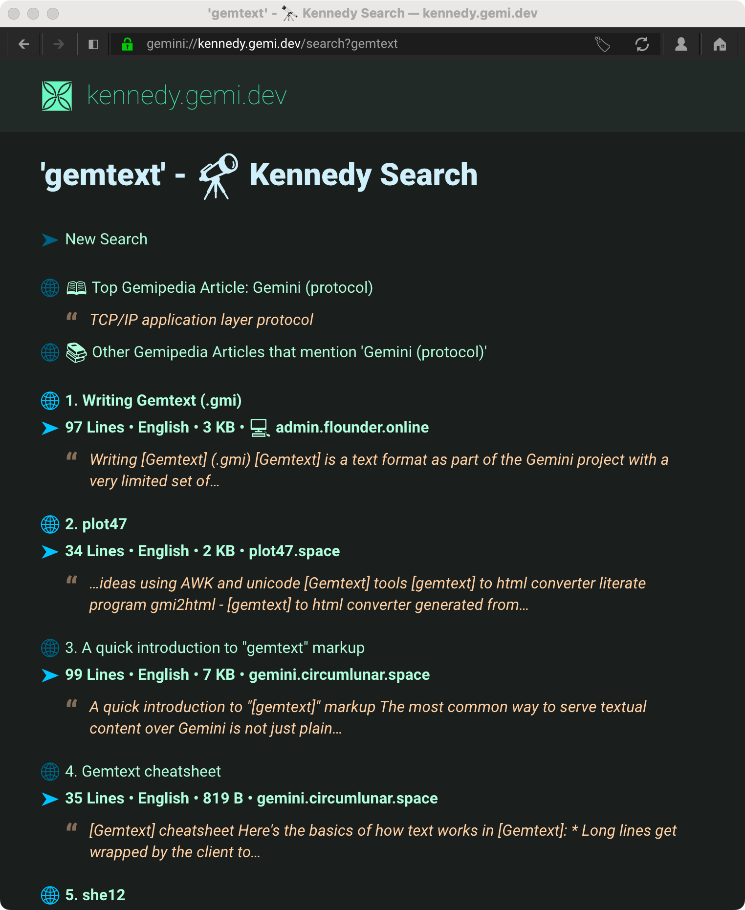 Kennedy berjalan di klien Lagrange