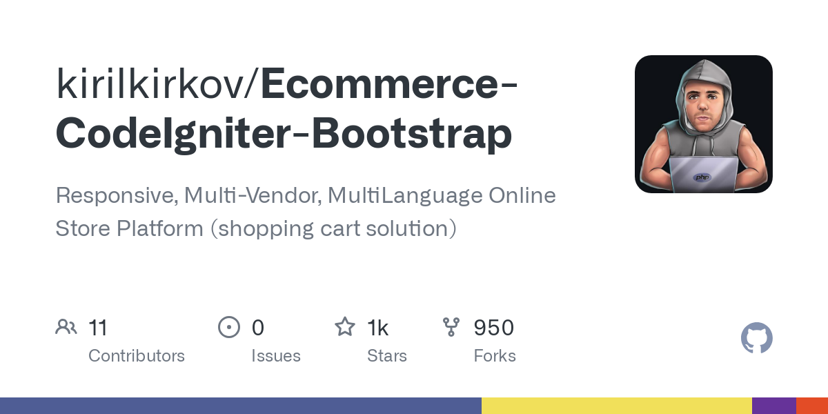 Ecommerce CodeIgniter Bootstrap