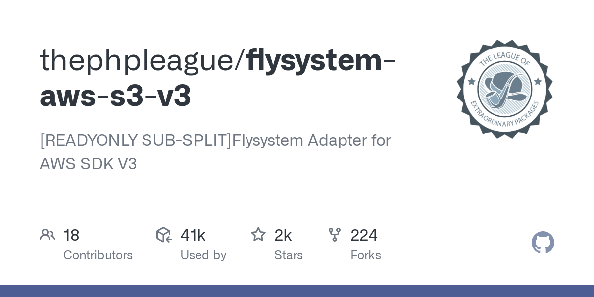 flysystem aws s3 v3