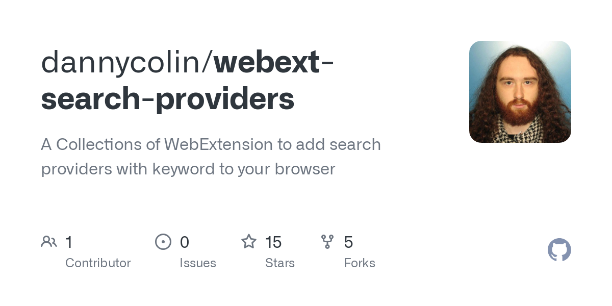 webext search providers