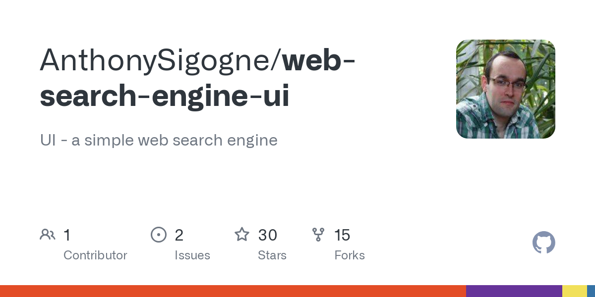 web search engine ui