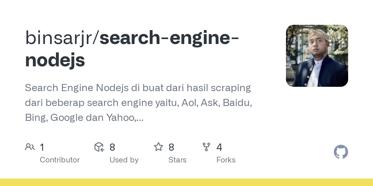 search engine nodejs